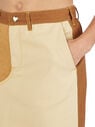 Marni x Carhartt Colour Block Panel Skirt Brown flmca0250009brn