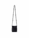 Jil Sander Tangle Small Rivets Black Leather Bag  fljil0147026blk