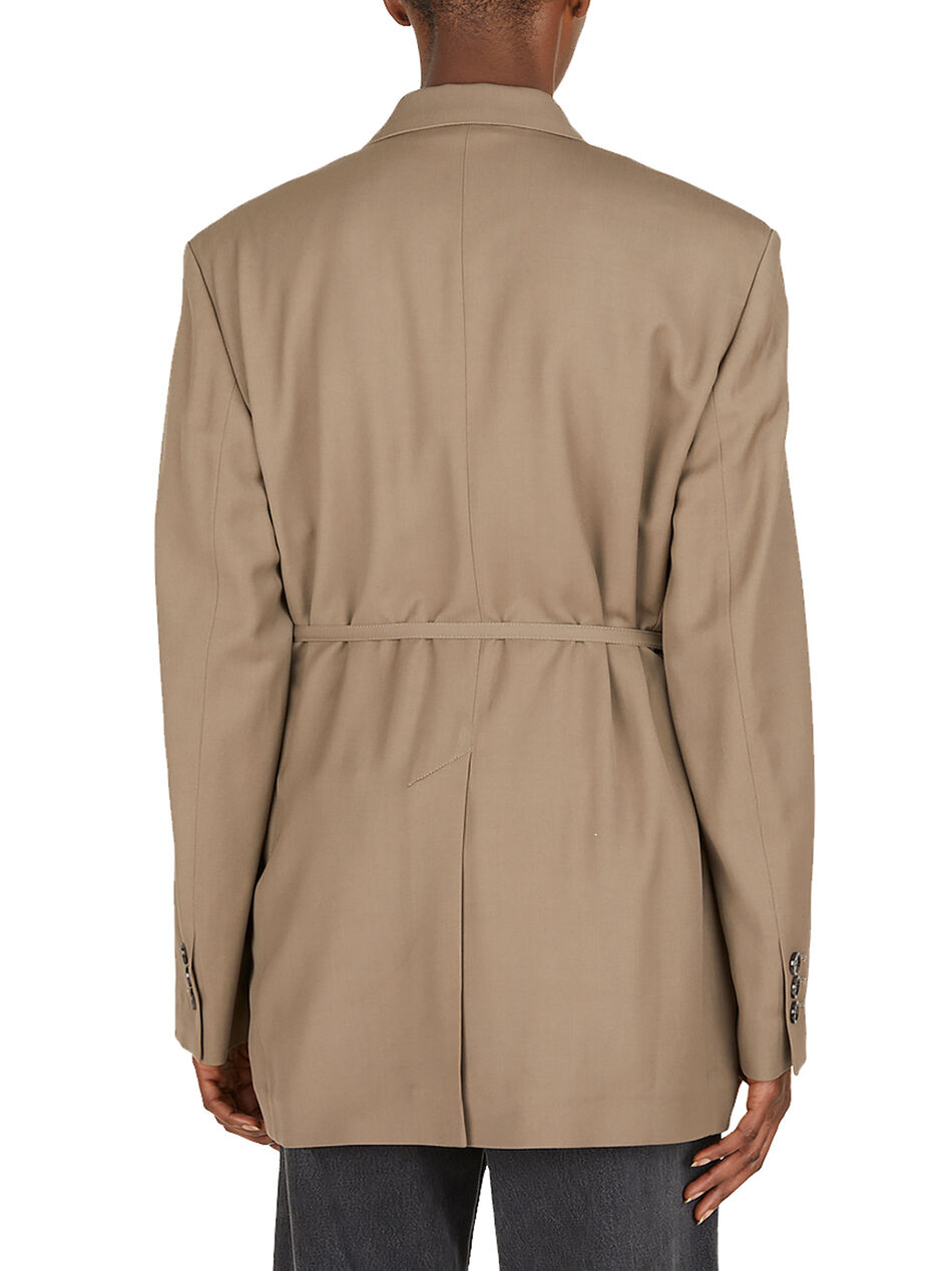 Belted Double Breasted Blazer