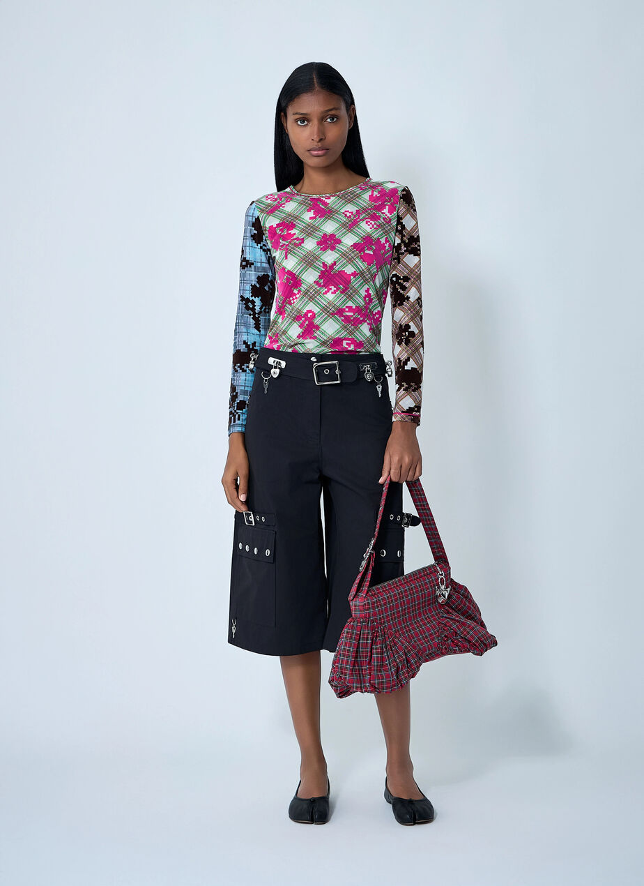 Pixel Bunny Mesh Top