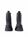 GANNI Chelsea Boots in Black Leather Black flgan0246036blk