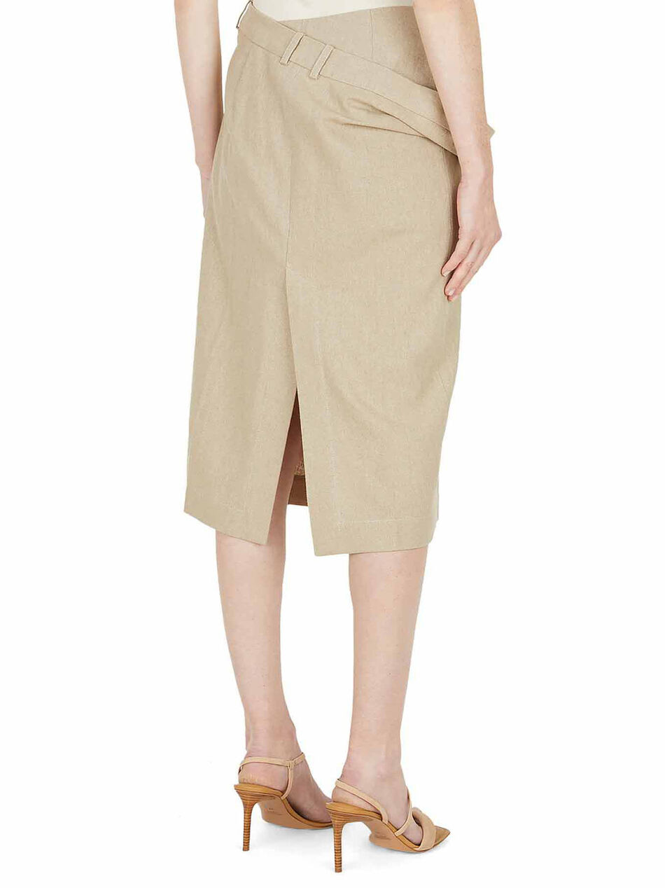 La Jupe Vela Beige Skirt