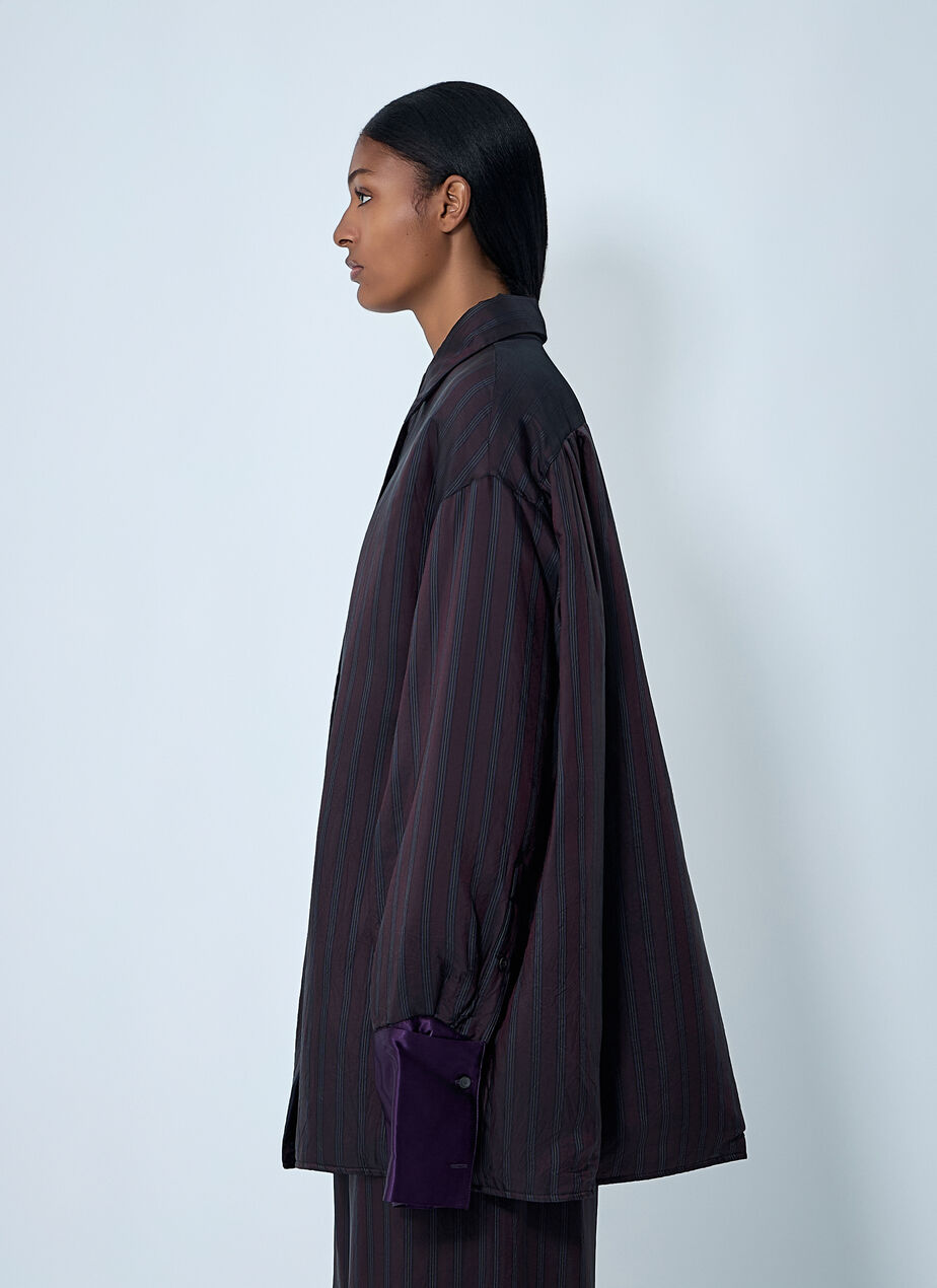 Striped Button-Down Shirt