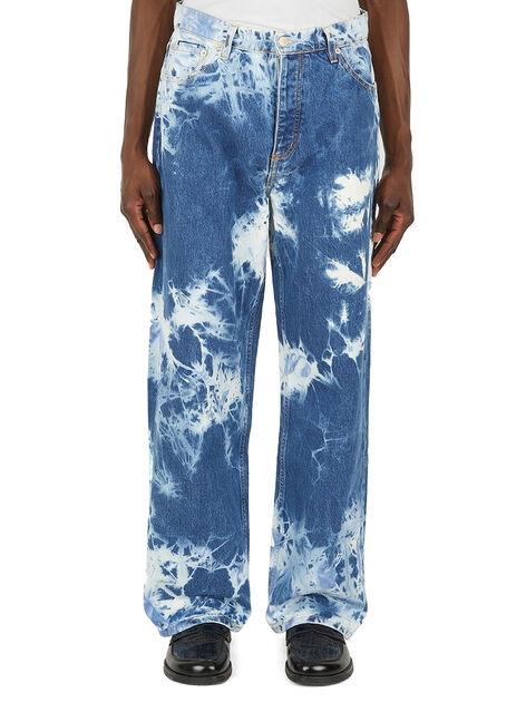 Jeans a Gamba Larga Benz Marble