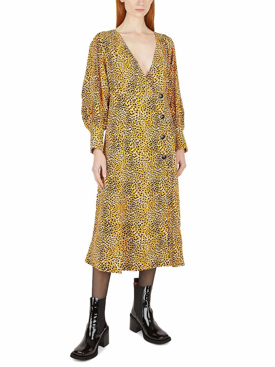 Dress with Animalier Motif