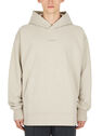Acne Studios Logo Print Hooded Sweatshirt  flacn0150031gry