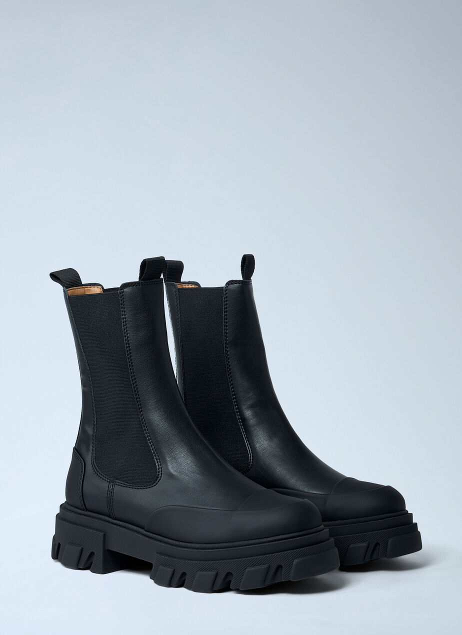Cleated Mid Chelsea Boot