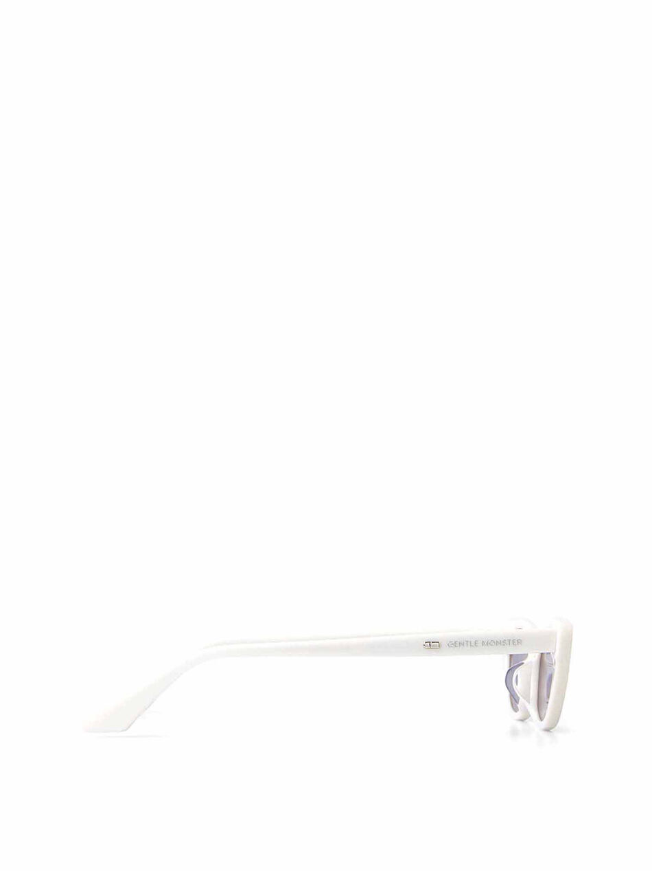 Pesh Cat Eye White Sunglasses