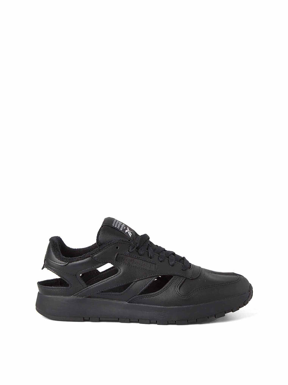 Classic Leather DQ Sneakers in Black