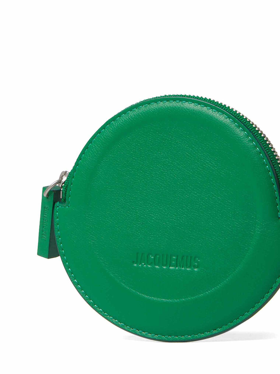 Le Rond Wallet in Green Leather