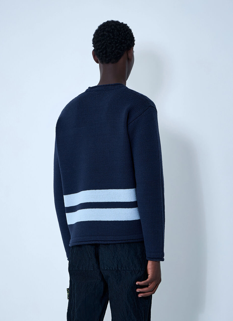 Logo Print Zip-Up Sweater