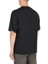 Acne Studios Emebllished Face Patch T-Shirt Black flacn0149041blk