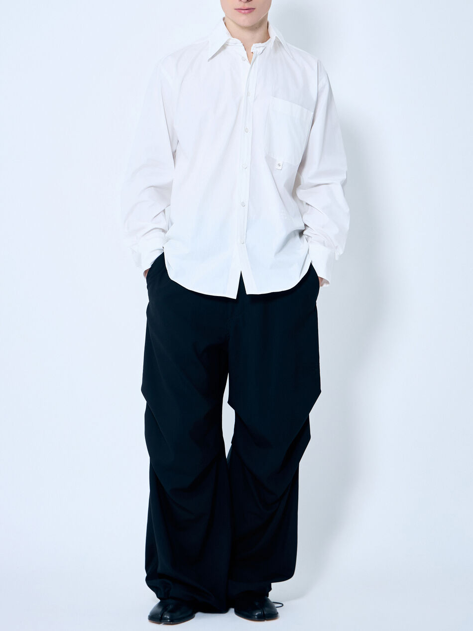 Tapered Wool Pants