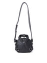 Courrèges Leather Mini Loop X Bag Black flcou0251047blk