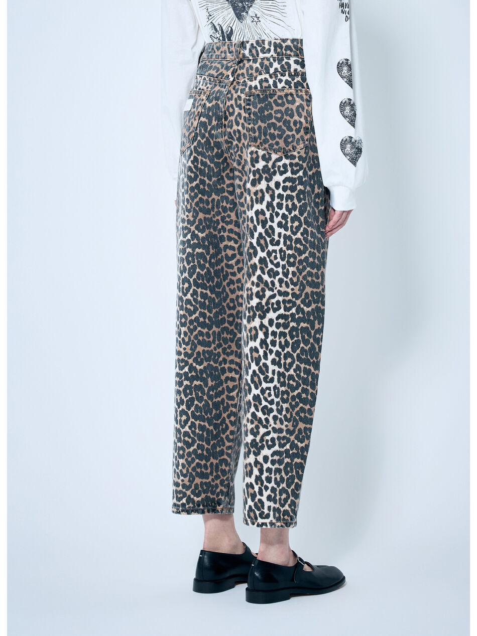 Leopard Stary Jeans