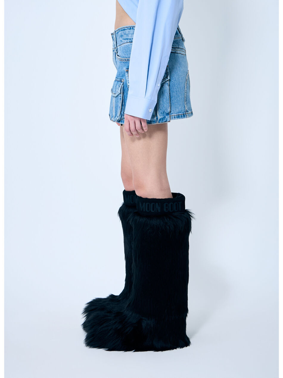 Cargo Denim Mini Skirt