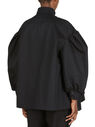 Simone Rocha Gathered Signature Sleeve Jacket Black flsra0250001blk