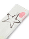 Collina Strada Star Motif Socks White flcst0249002wht