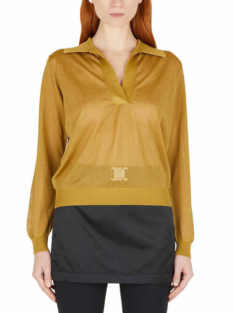 Transparent Polo Style Shirt