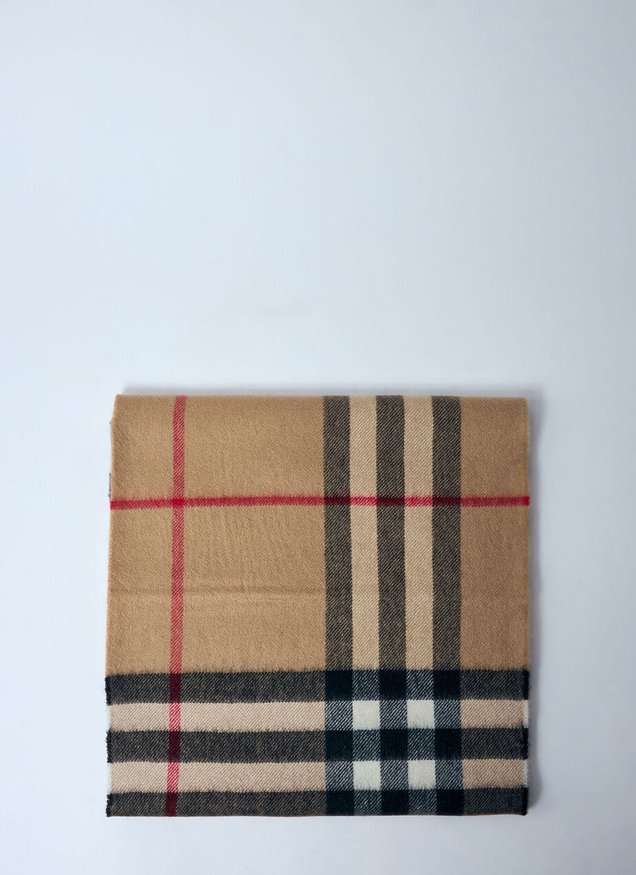 Giant Check Cashmere Scarf