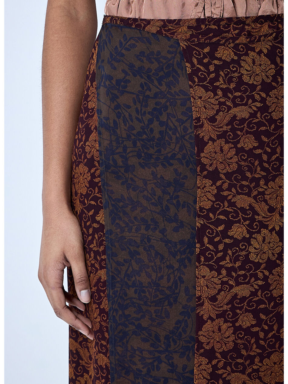 Silk-Blend Wrap Gonna