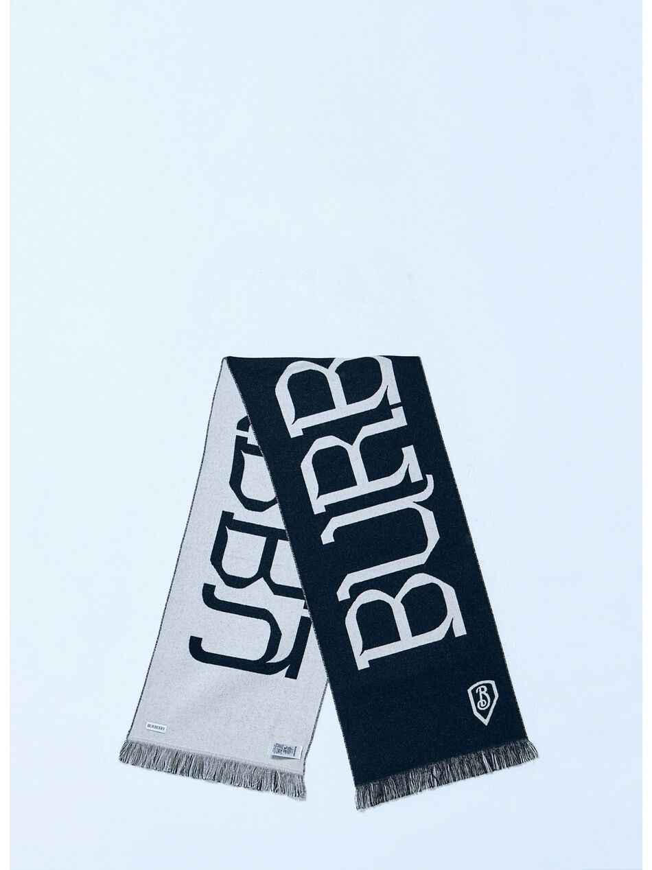 Logo Wool Scarf