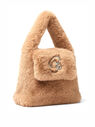 Blumarine Eco Faux Fur Handbag in Beige Beige flblm0249014bei