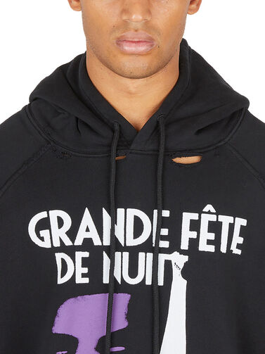 Raf Simons Grand Fete de Nuit Hooded Sweatshirt | THE FLAMEL®