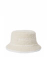 Jacquemus Le Bob Neve Fluffy Bucket Hat  fljac0350002wht