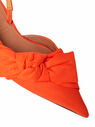 GANNI Soft Bow Kitten Heels Orange flgan0251035ora