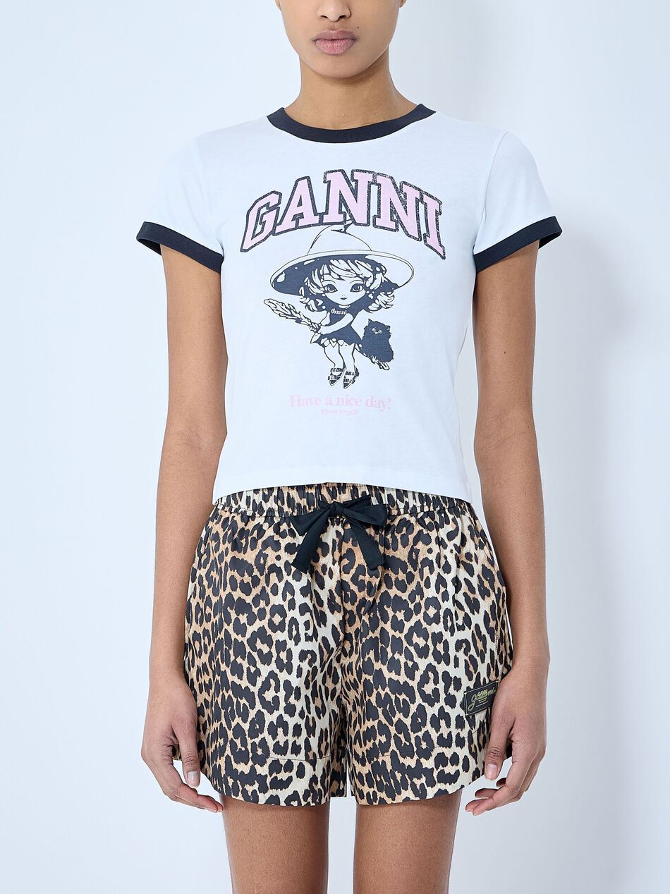 Witch And Logo Print T-Shirt