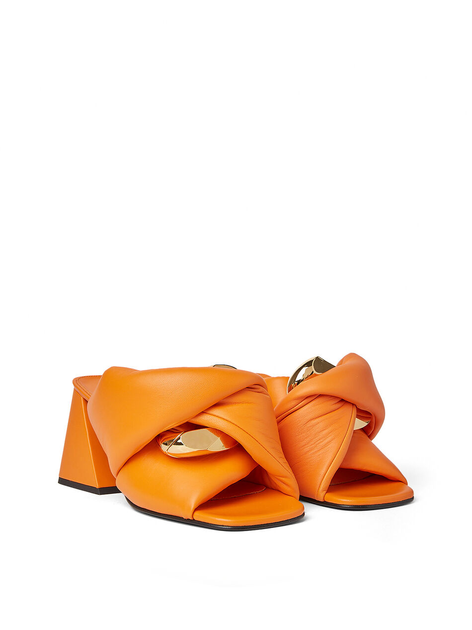 Twisted Heel Chian Sandal