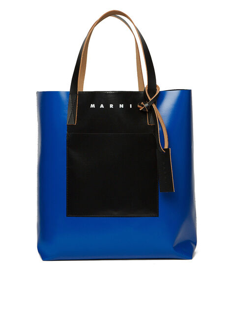 Tribeca North South Shopping Tote Bag  in Blue