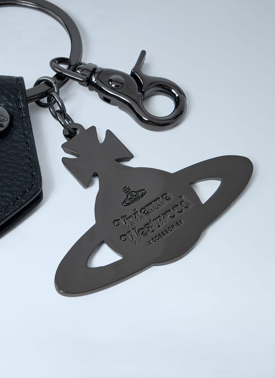 Hammered Orb Keyring