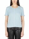 A.P.C. Aria Top with Ribbed Finish  flapc0248007blu