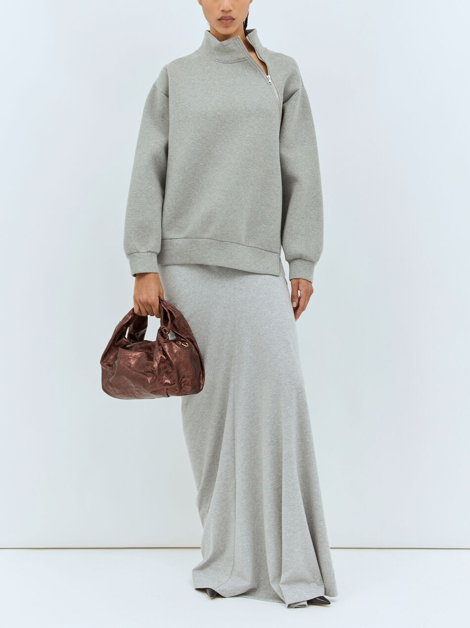 Medium Twist Metallic Handbag