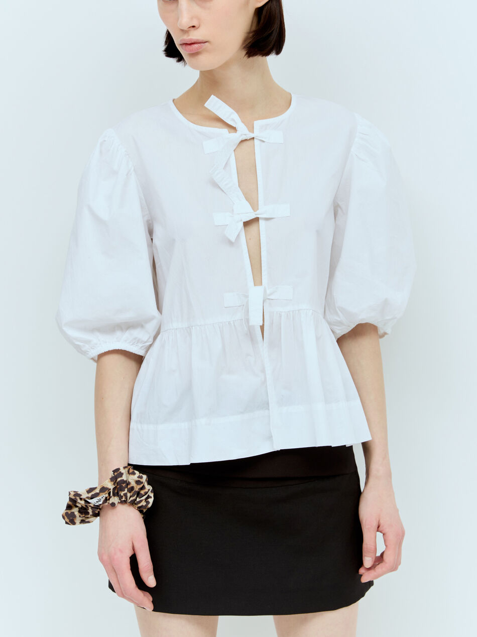 Animal Print Cotton Scrunchie