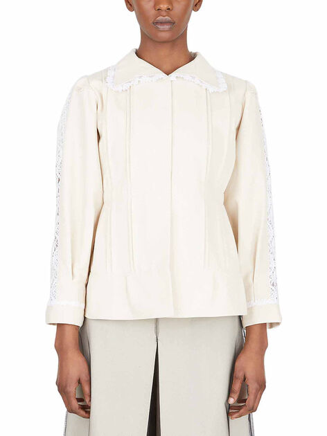 Jacket with Lace Trims