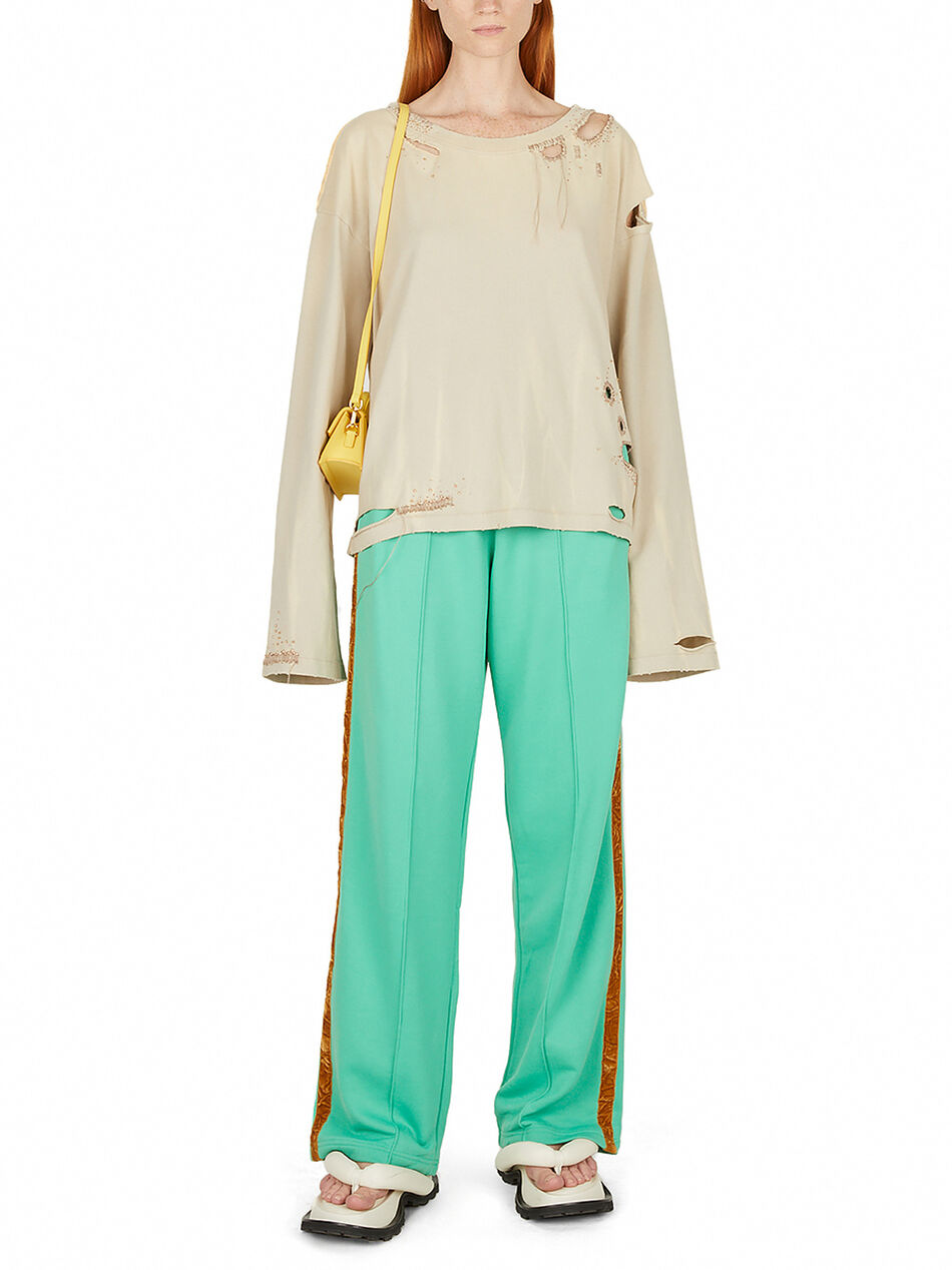 Distressed Long Sleeve T-Shirt