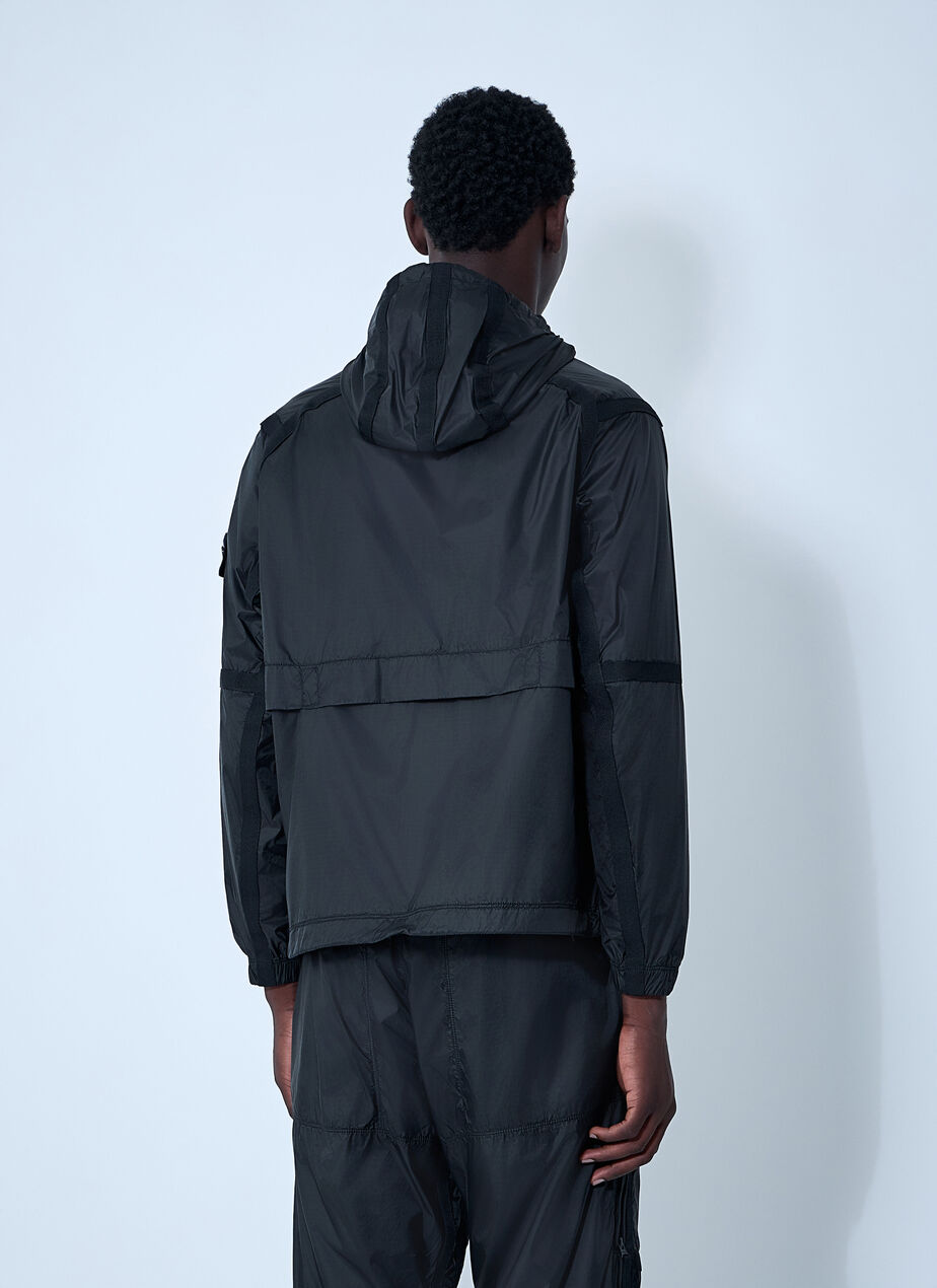 Hooded Logo Patch Jacket