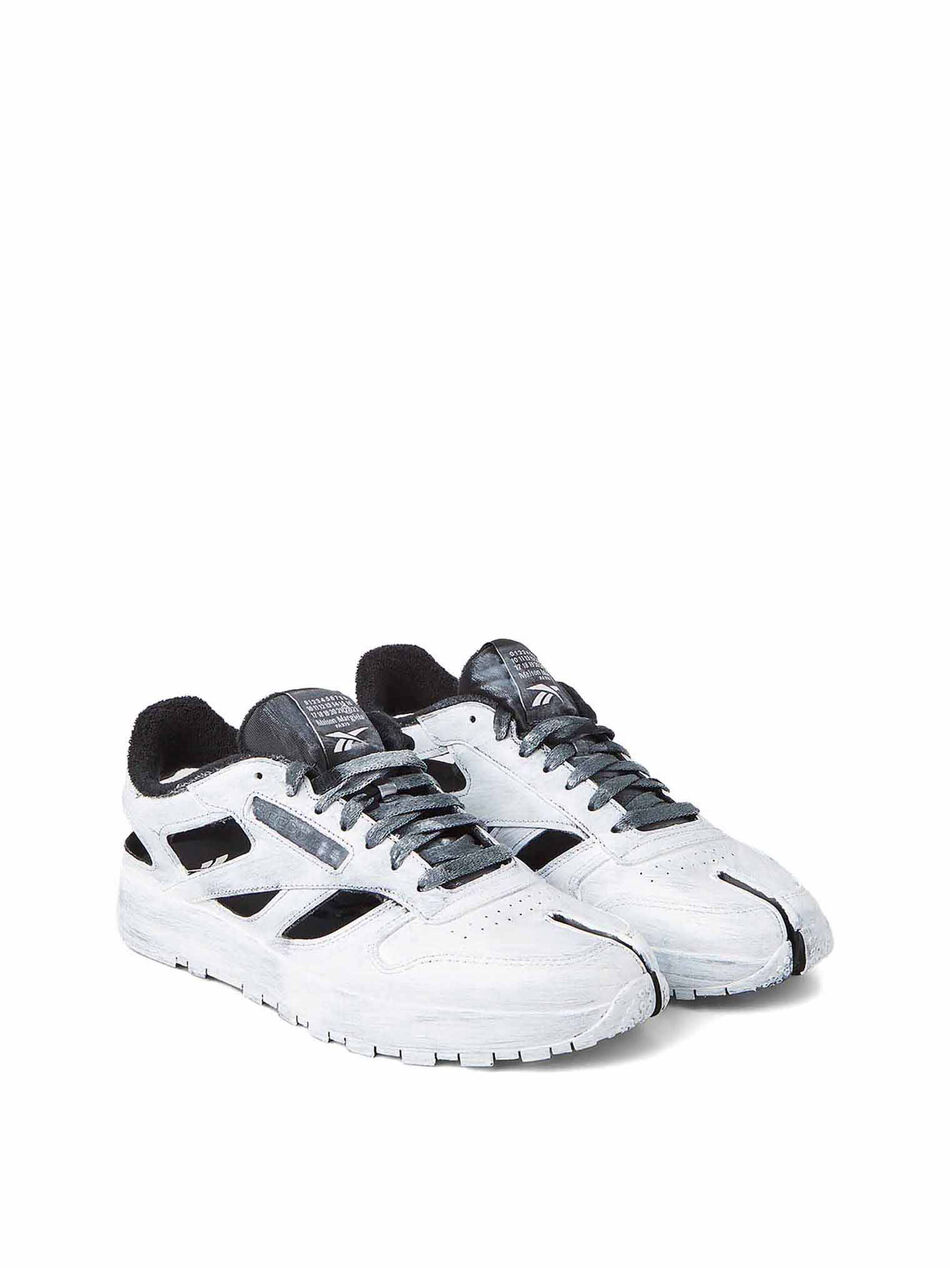 Classic Leather DQ Sneakers in Painted Effect