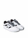 Maison Margiela x Reebok Classic Leather DQ Sneakers in Painted Effect White flrmm0148004wht