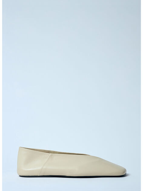 Leather Ballerina Flats