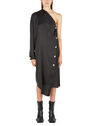 Acne Studios Asymmetric Shirt Dress Black flacn0250013blk