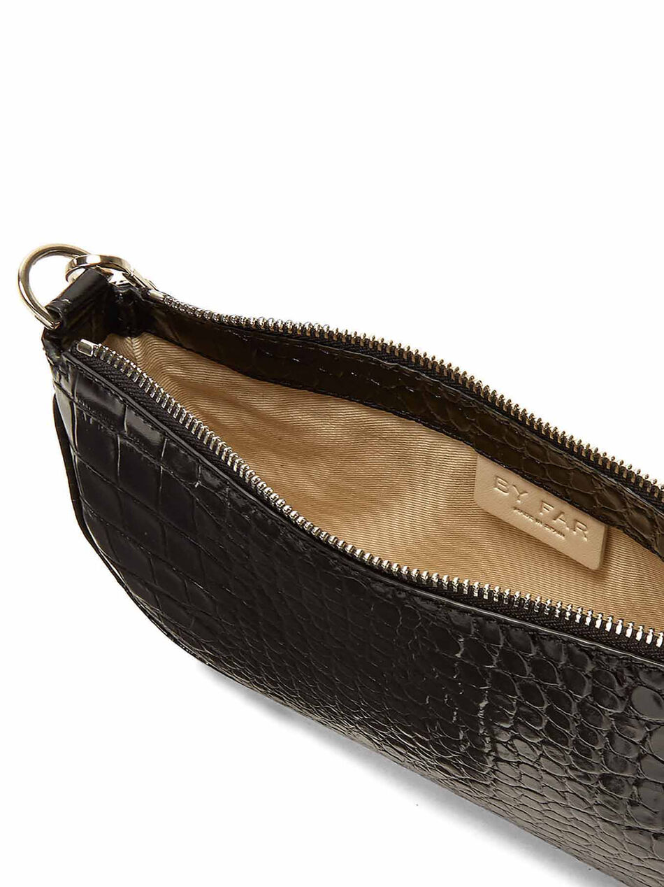 Black Leather Rachel Bag