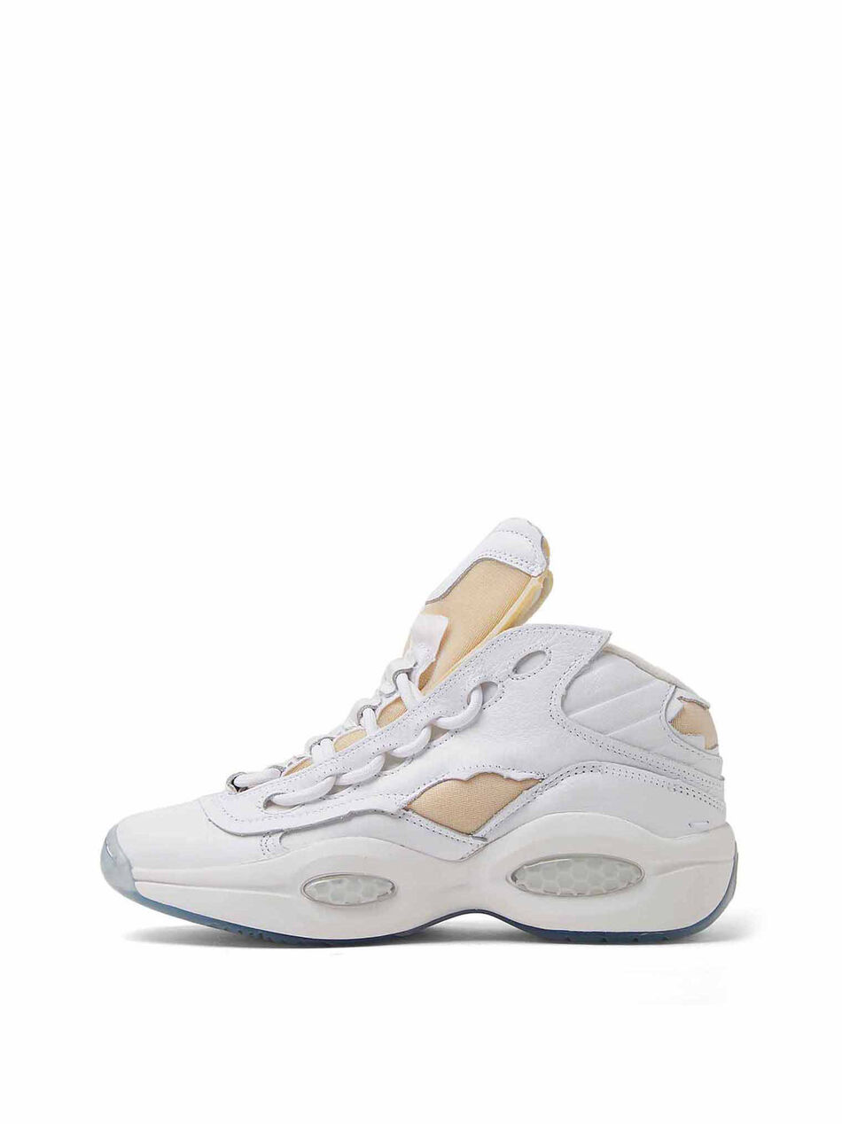 Question Mid Memory Of White Basketball Sneakers