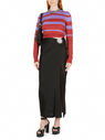 Paco Rabanne Embellished Draped Skirt Black flpac0251005blk