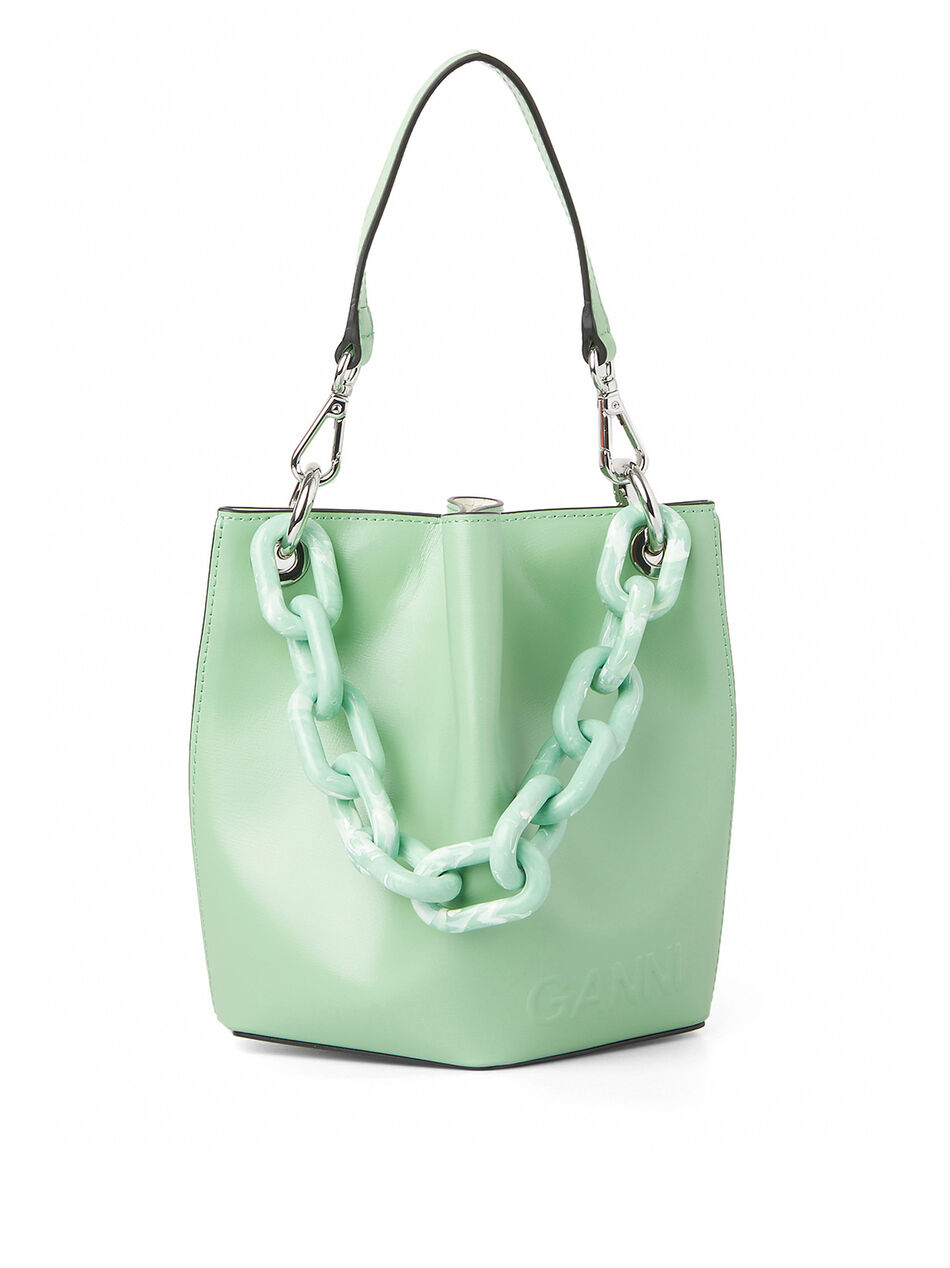 Banner Diamond Small Bucket Bag Peapod
