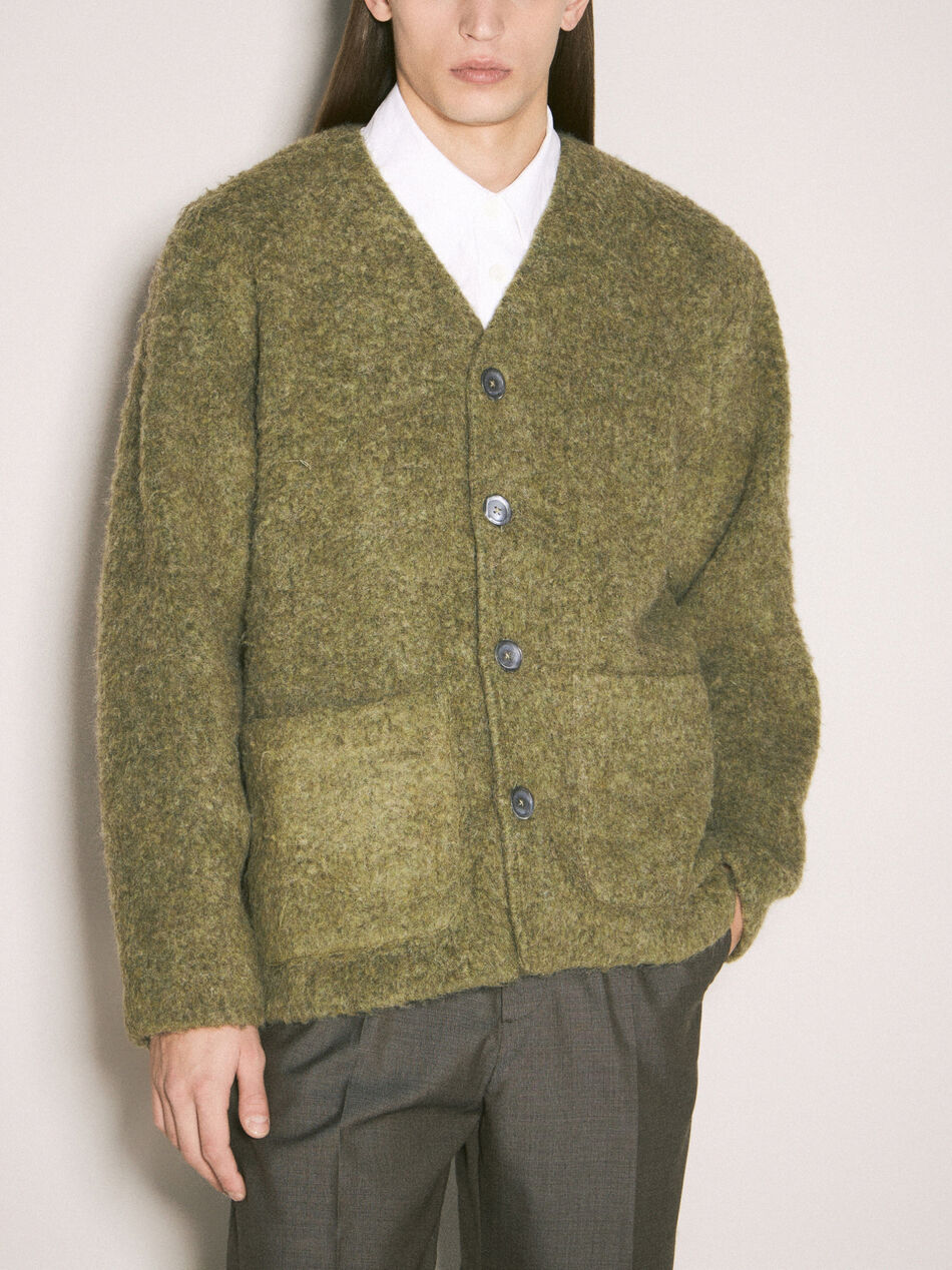 Brushed Knit Cardigan