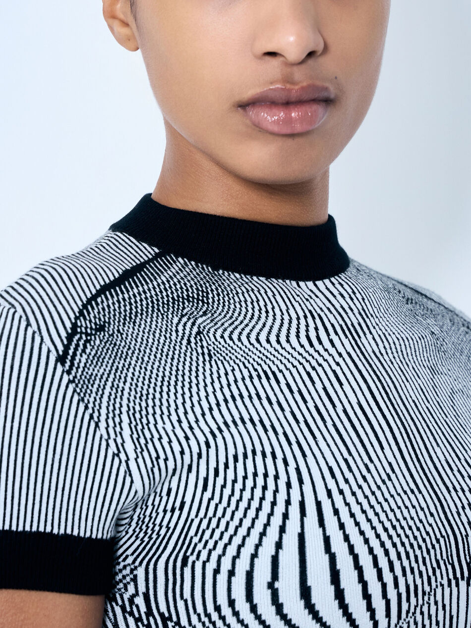 Morphing Pinstripe Top